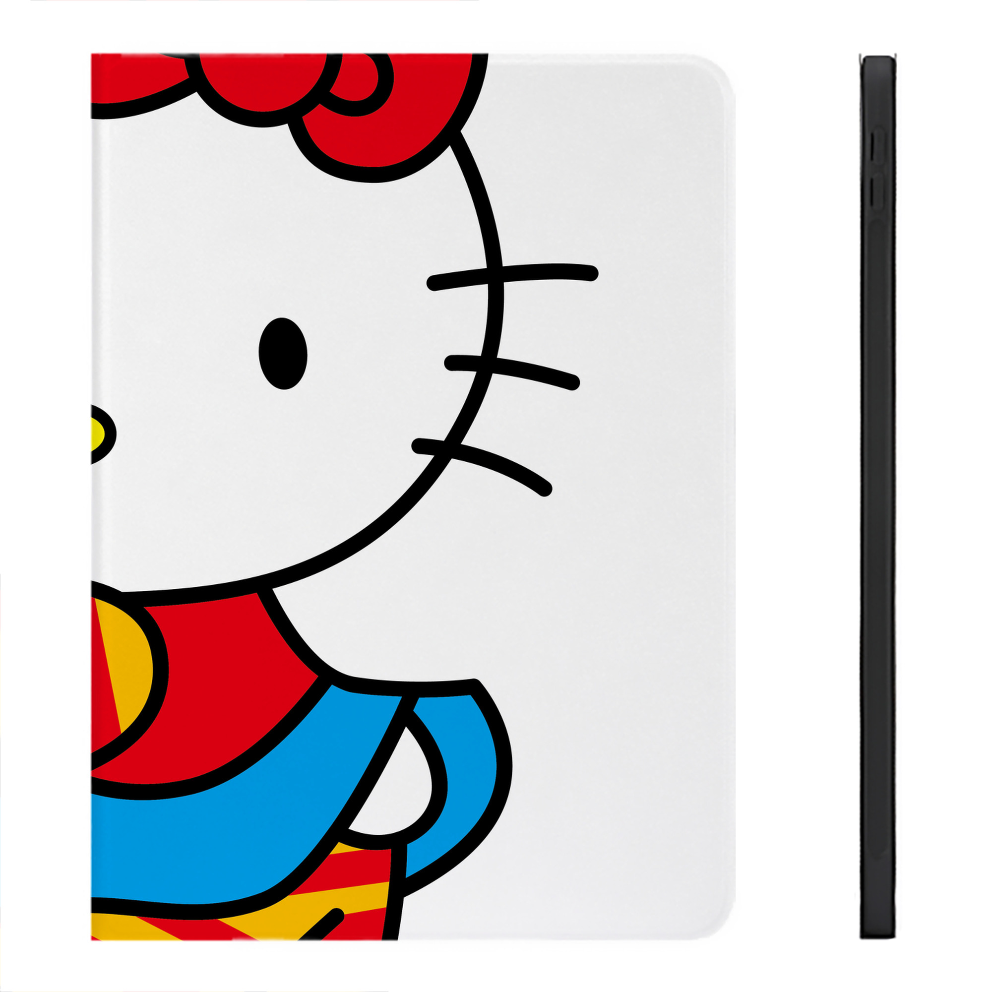 （画像用） Hello Kitty ハローキティ IPadケース ペンホルダー付き ブックスタイルデザイン